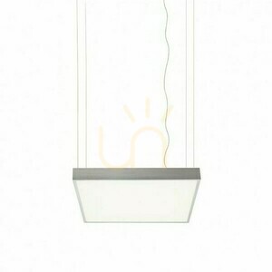 Structural Led Pendelleuchte 55x55 Gebürstetes Aluminium 230 V 48 W 3000 K small 0