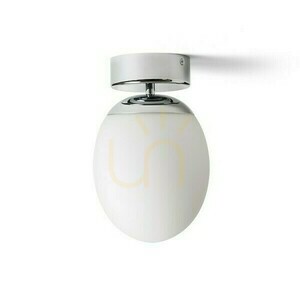 Badezimmerlampe Meringue 16 Decke Opalglas/Chrom 230 V E27 15 W Ip44. small 1