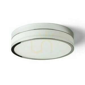 Cira Led Badezimmerlampe 35 Decke Opal Glas/Chrom 230 V 24 W Ip44 3000 K small 0