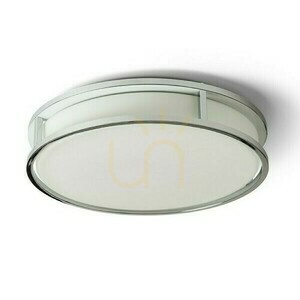 Badezimmerlampe Grande Led 35 Decke Opal Glas/Chrom 230 V 24 W Ip44 3000 K small 0