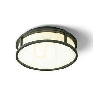 Badezimmerlampe Grande Led 25 Decke Opal Glas/Schwarz 230 V 12 W Ip44 3000 K small 0