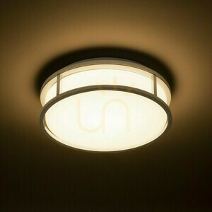 Badezimmerlampe Grande Led 25 Decke Opal Glas/Chrom 230 V 12 W Ip44 3000 K small 2