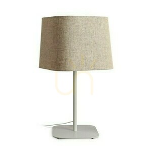 Rendl Perth Tischleuchte beige/weiß E27 11 W R13663 small 0