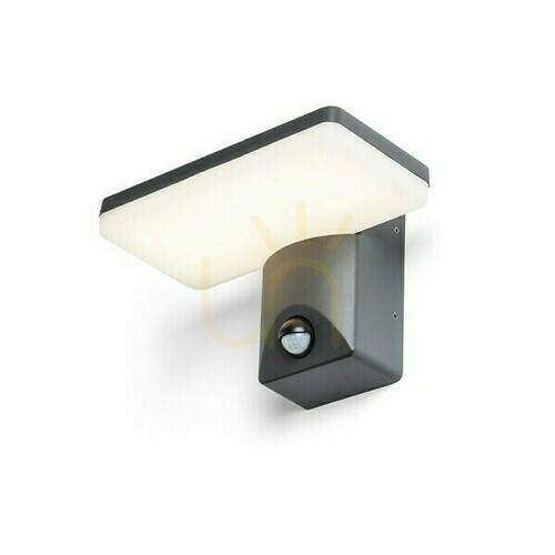 Prüfen Rina Pir Wandleuchte Anthrazit 230 V Led 12 W Ip65 3000 K