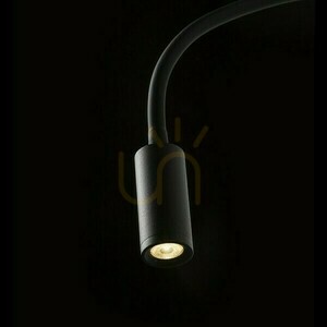 Rendl VALE R13648 LED-Wandleseleuchte schwarz 3 W 3000 K mit flexiblem Arm small 3