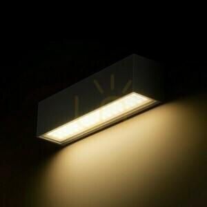 Außenwandleuchte Camargue Anthrazit Satiniertes Glas 230 V Led 6 W Ip65 3000 K small 3
