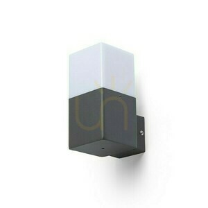 Außenwandleuchte Clyde Wandleuchte Anthrazit 230 V E27 28 W Ip44 small 0