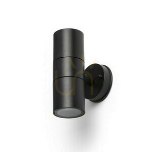 Außenwandleuchte Sorano Ii Schwarz Kunststoff 230 V Led Gu10 2x8 W Ip44 small 3