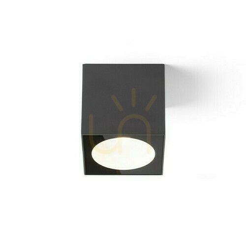 Prüfen Plafonds Senza Sq Ceiling Anthrazit Klarglas 230 V Led 6 W Ip65 3000 K