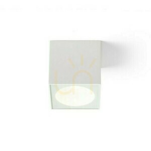 Außen Plafonds Senza Sq Decke Weiß Transparentes Glas 230 V Led 6 W Ip65 3000 K small 3