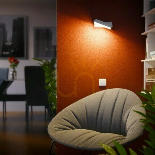Prüfen Wandlampe Twist Wandlampe Weiß 230 V Led 12 W Ip65 3000 K