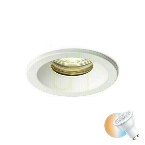 Prüfen Bella Gu10 Weiß 230 V Led 15 W Ip65 Einbauleuchte