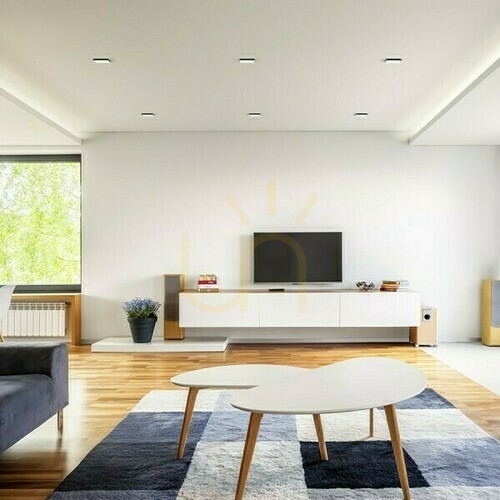 Prüfen Bjork Sq 9 Einbauleuchte Schwarz 230 V Led 6 W 3000 K