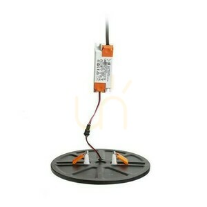 Einbauleuchte Bjork R 20 Schwarz 230 V Led 18 W 3000 K small 3