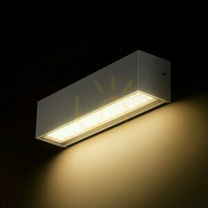 Außenwandleuchte Camargue Silber Grau Satiniertes Glas 230 V Led 6 W Ip65 3000 K small 1