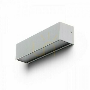 Außenwandleuchte Camargue Silber Grau Satiniertes Glas 230 V Led 6 W Ip65 3000 K small 3