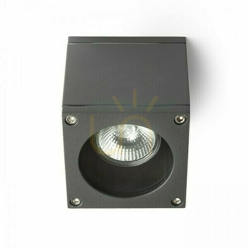 Prüfen Plafonds Outdoor Rodge Decke Anthrazit 230 V Gu10 35 W Ip54
