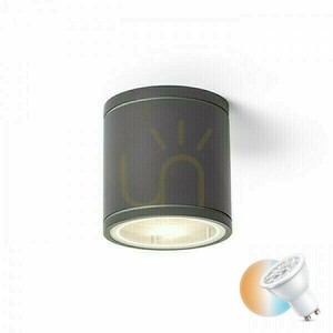 RENDL LIZZI R13507 Außen-Deckenleuchte Anthrazit GU10 max. 8 W IP54 small 0