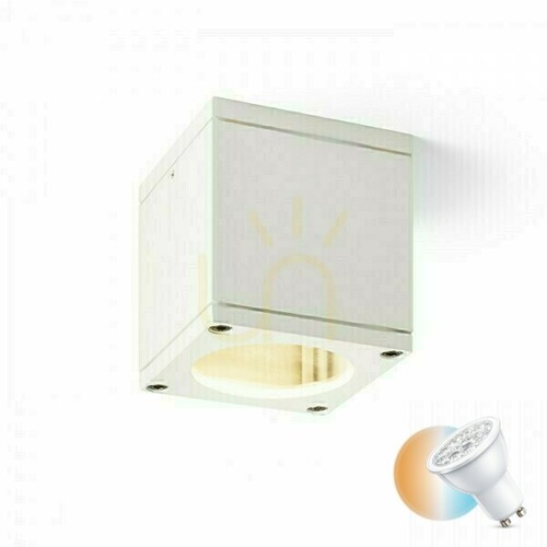 Prüfen Plafonds Outdoor Rodge Decke Weiß 230 V Gu10 35 W Ip54