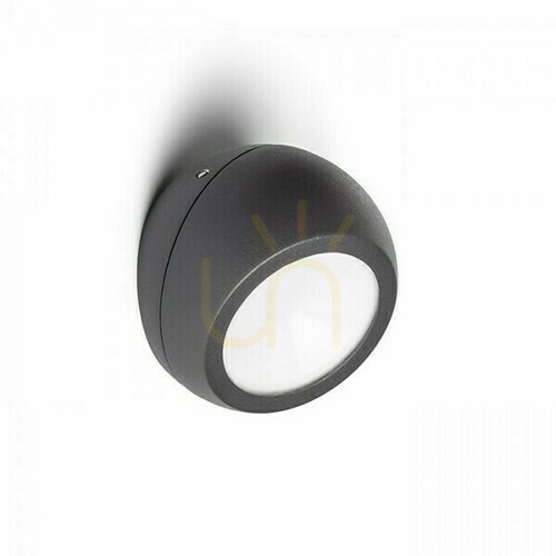 Prüfen Außenwandleuchte Siv Aufputz Anthrazit 230 V Led 6 W 120° Ip54 3000 K