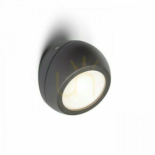 Prüfen Außenwandleuchte Siv Aufputz Anthrazit 230 V Led 6 W 120° Ip54 3000 K