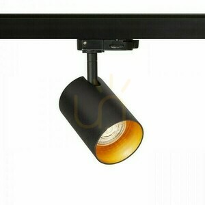 Connor Strahler für 3 Phasen Schiene Schwarz/Gold 230 V Led Gu10 10 Watt. small 4