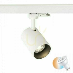 Connor Strahler für 3-Phasen-Schiene Weiß/Schwarz 230 V Led Gu10 10 W. small 0