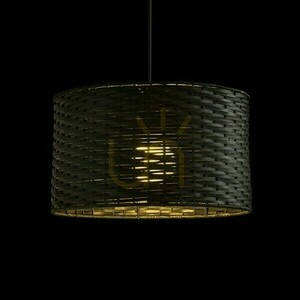 Fiatlux 41/24 Black Bamboo Pendelleuchte 230 V E27 15 W. small 4