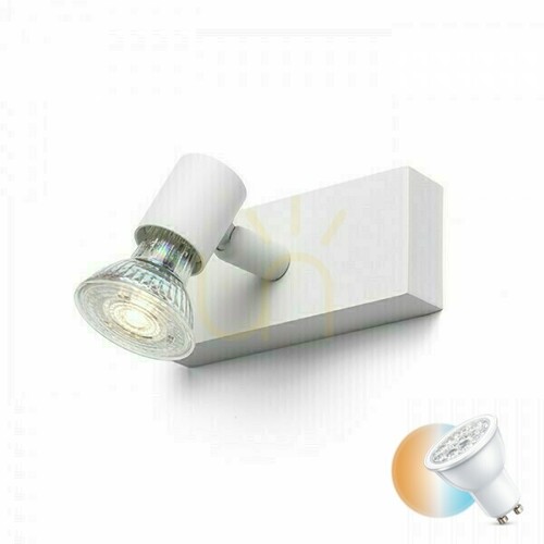 Prüfen TRICA I Aufbaustrahler GU10 25W weiß 80° neigbar 350° drehbar R13371 RENDL