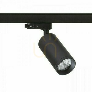 Belenos Strahler für 3 Phasen Schiene Schwarz 230 V Led Gu10 9 W. small 1