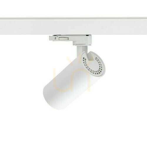 Prüfen Forza Strahler für 3-Phasen-Schiene Weiß 230 V Led Gu10 10 W.