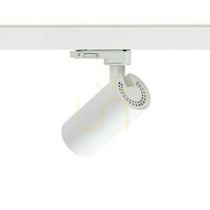 Forza Strahler für 3-Phasen-Schiene Weiß 230 V Led Gu10 10 W. small 2