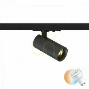 Forza Spotlight für 1 Phase Schwarz 230 V Led Gu10 10 Watt Bus. small 0