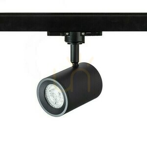 Cadenza Strahler für 3-Phasen-Schiene Schwarz 230 V Led Gu10 10 Watt. small 2