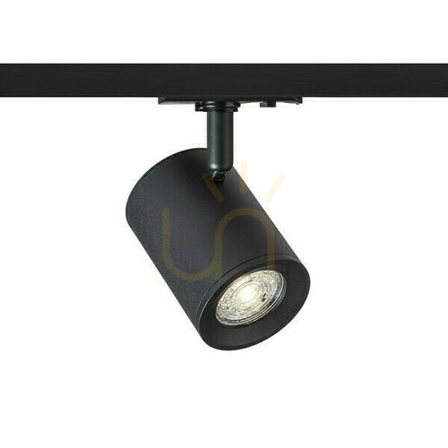 Prüfen Cadenza Strahler für 1 Phase Bus Schwarz 230 V Led Gu10 10 W.