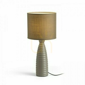 Rendl LAURA R13324 Tischleuchte beige-grau E27 small 1