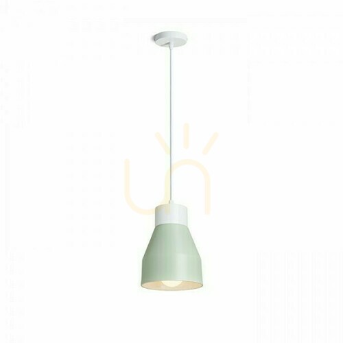 Prüfen Frutti Grün Keramik Pendelleuchte 230 V E27 28 W.
