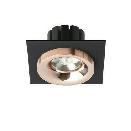 Prüfen Sharm Sq I Schwarz Kupfer/Kupfer Einbauleuchte 230 V Led 10 W 24° 3000 K