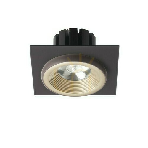 Prüfen Sharm Sq I Perlgold/Bronze Einbauleuchte 230 V Led 10 W 24° 3000 K
