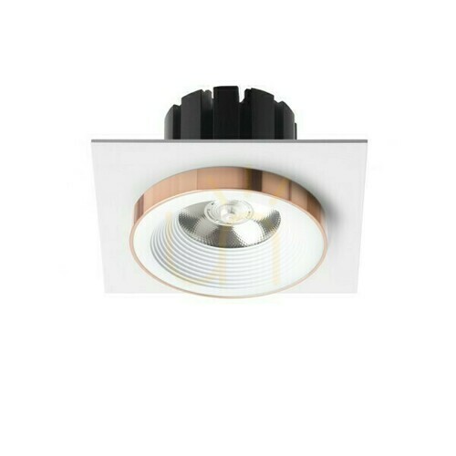 Prüfen Sharm Sq I Einbauleuchte Weiß Kupfer 230 V Led 10 W 24° 3000 K