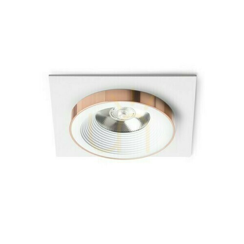 Prüfen Sharm Sq I Einbauleuchte Weiß Kupfer 230 V Led 10 W 24° 3000 K