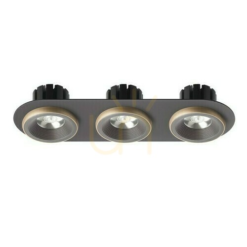Prüfen Sharm R Iii Einbauleuchte Bronze/Perlgold 230 V Led 3x10 W 24° 3000 K