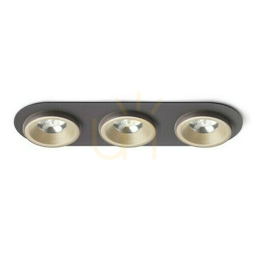 Prüfen Sharm R Iii Perlgold/Bronze Einbauleuchte 230 V Led 3x10 W 24° 3000 K