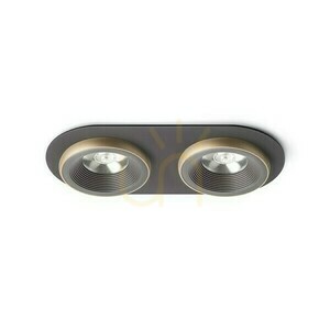 Sharm R Ii Einbauleuchte Bronze/Perlgold 230 V Led 2x10 W 24° 3000 K small 0