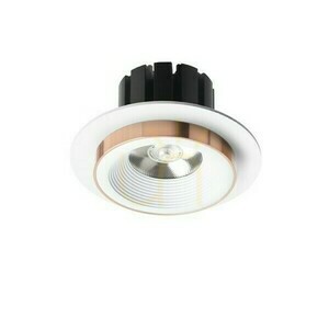 Weiß-kupferfarbener LED-Einbaustrahler Rendl SHARM R I R13235 10 W 900 lm 3000 K 24° small 1