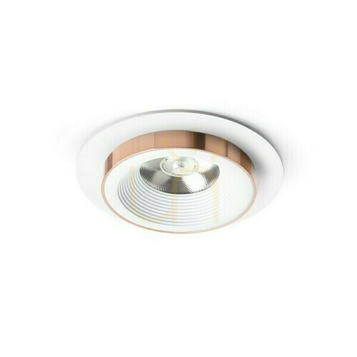 Prüfen Einbauleuchte Sharm R I Weiß Kupfer 230 V Led 10 W 24° 3000 K