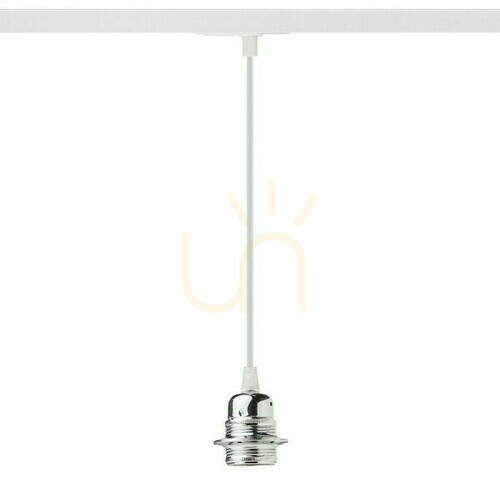 Prüfen Elisa Pendelleuchte für 1-Phasen-Schiene. Ba1+Bk+Cho 230 V E27 28 W.