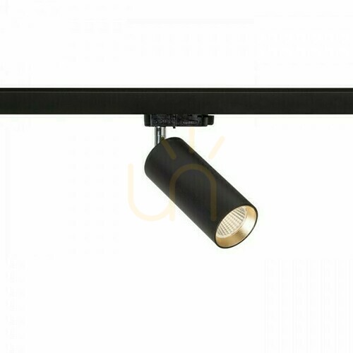 Prüfen Mavro Dimm-Reflektor für 3 Phasen. Schiene Schwarz/Gold 230 V Led 12 W 38° 3000 K