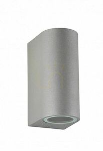 Außenwandleuchte SU-MA Mini Silber 2-flammig GU10 IP44 6002 AL small 0