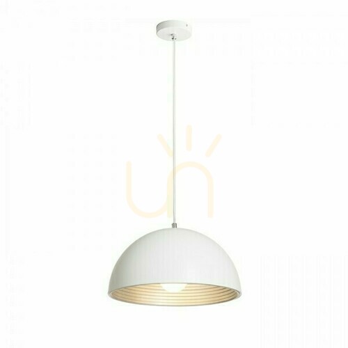 Prüfen Carissima 40 Matte White / Silver Grey Pendelleuchte 230 E27 42 W.
